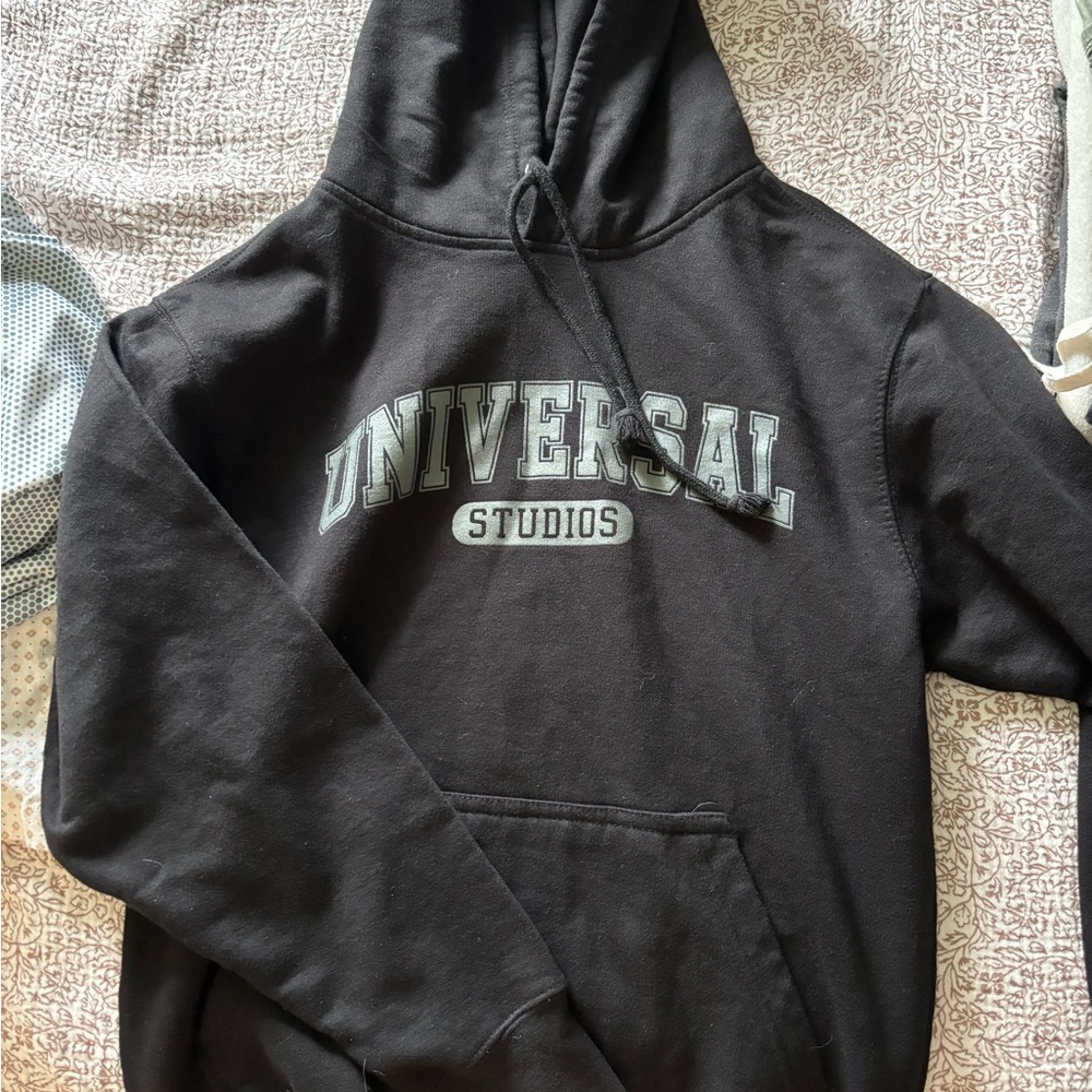 Universal Black Bomber Jacket Varsity Style